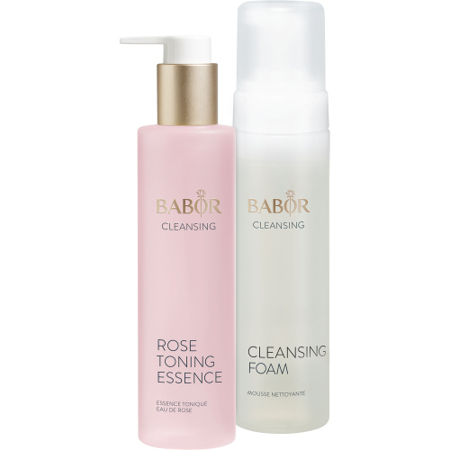 Reinigingsduo bestaande uit Cleansing Foam & Rose Toning Essence Cleansing Foam & Rose Toning Essence
