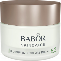 Zuiverende en verzorgende crème voor de vette, onzuivere huid. Purifying Cream Rich
