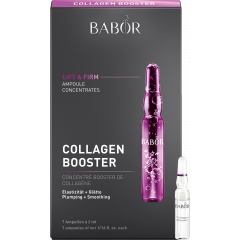 Werkstofconcentraat bij verminderende elasticiteit en de eerste rimpels. Collagen Booster