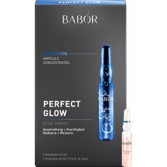 Werkstofconcentraat voor een vermoeide huid met gebrek aan uitstraling. Perfect Glow